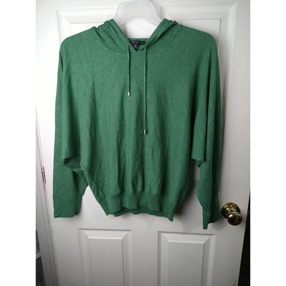 Cyrus Long Sleeve Green Hooded Pullover Sweater Size XL - Picture 6 of 12